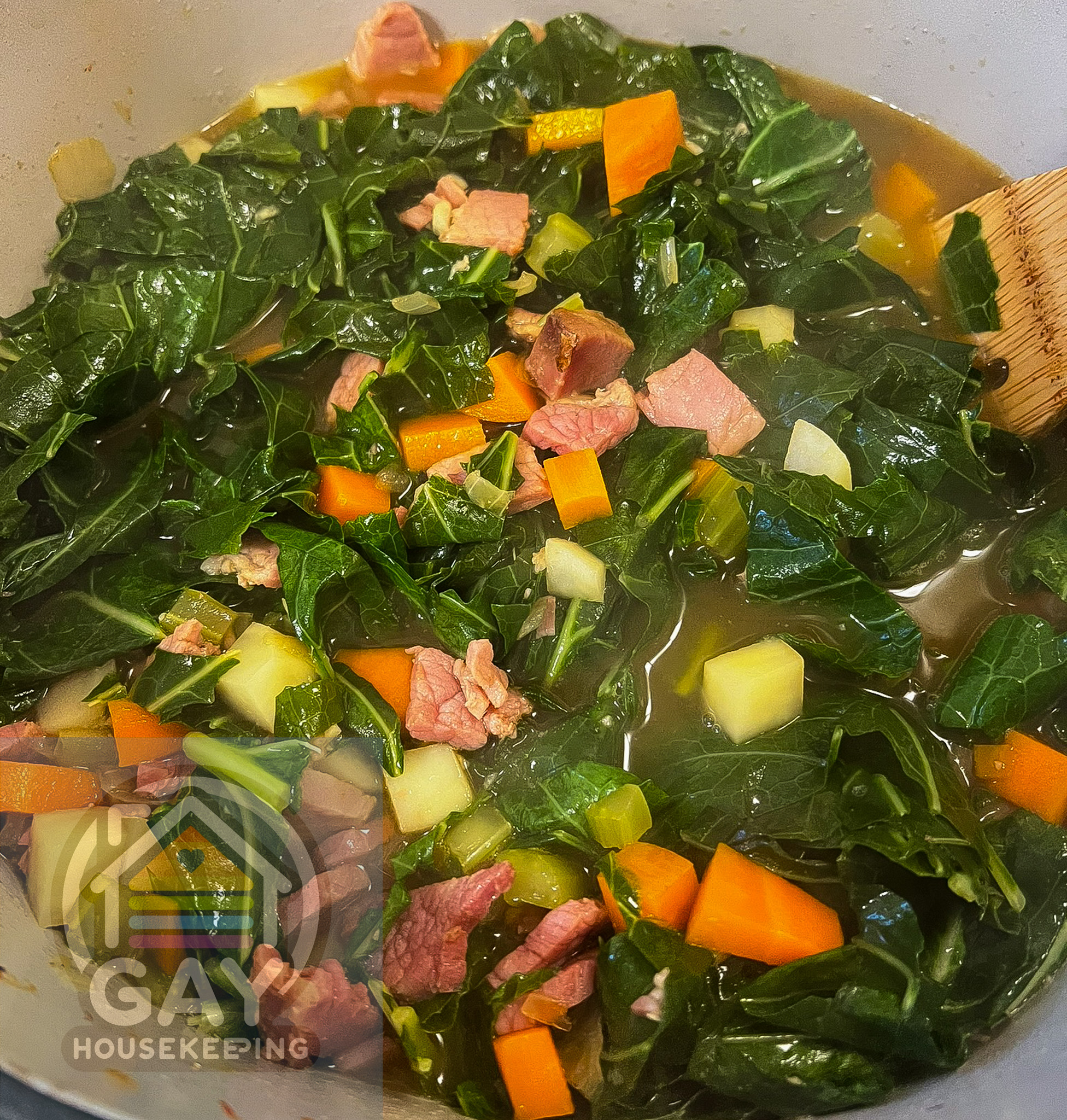 Ham and Collard Green Soup